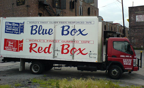 red box blue box